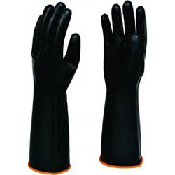 Black builders glove industrial